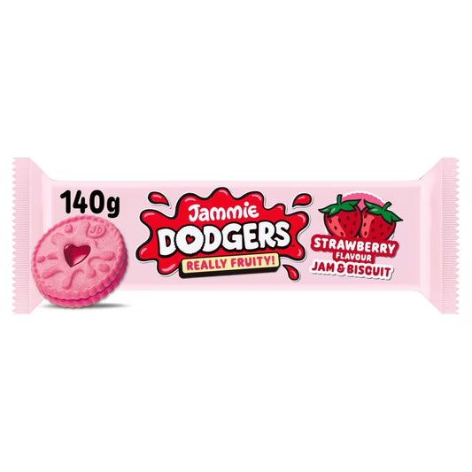 Burton's Jammie Dodgers Strawberry Jam & Biscuit 140g