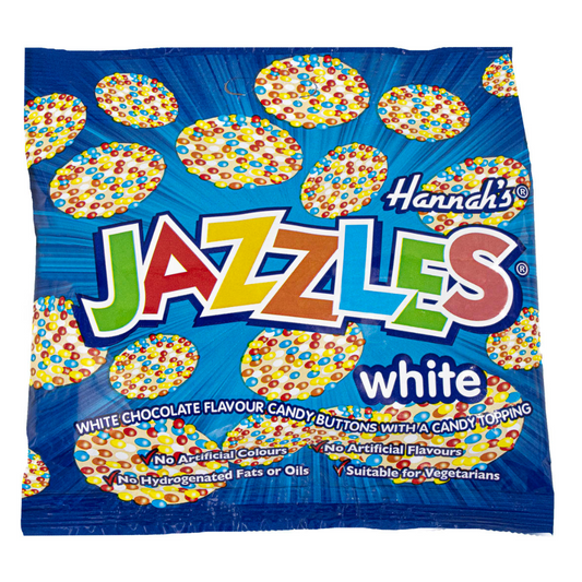 Hannah's Jazzles White Chocolate 140g