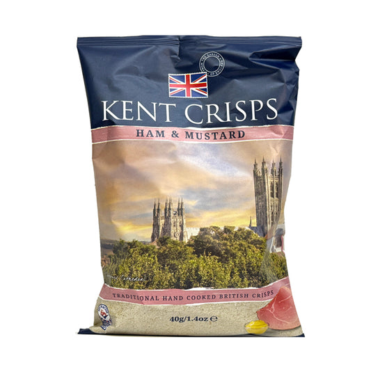 Kent Crisps Ham & Mustard 40g