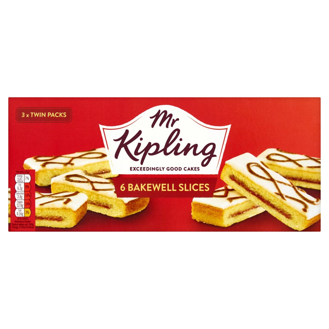 Mr Kipling Bakewell Slices 150g