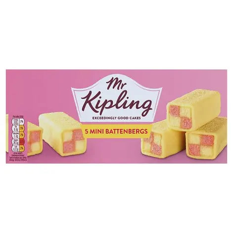 Mr Kipling Mini Battenbergs 5 Pack 160g