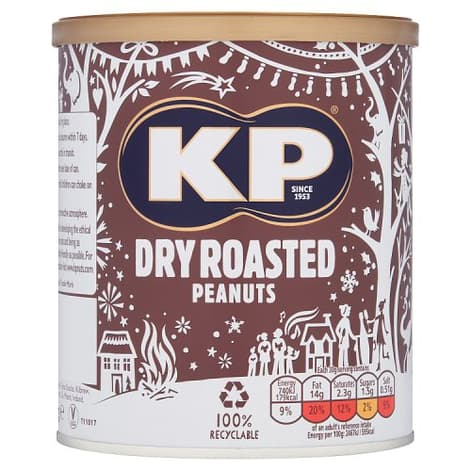 KP Dry Roasted Peanuts Caddy 375g