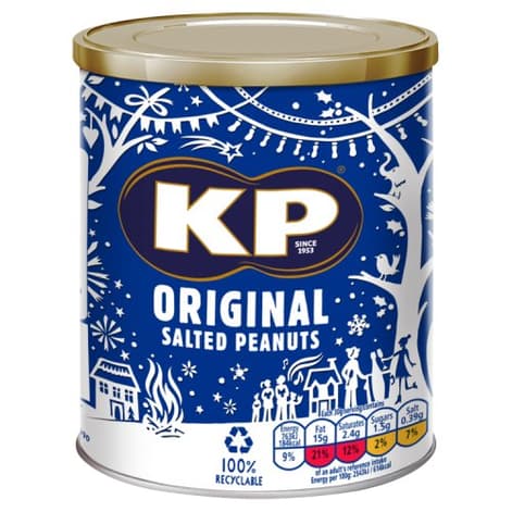 KP Salted Peanuts Caddy 375g