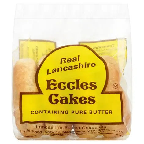 Real Lancashire Eccles Cakes 4 Pack 150g