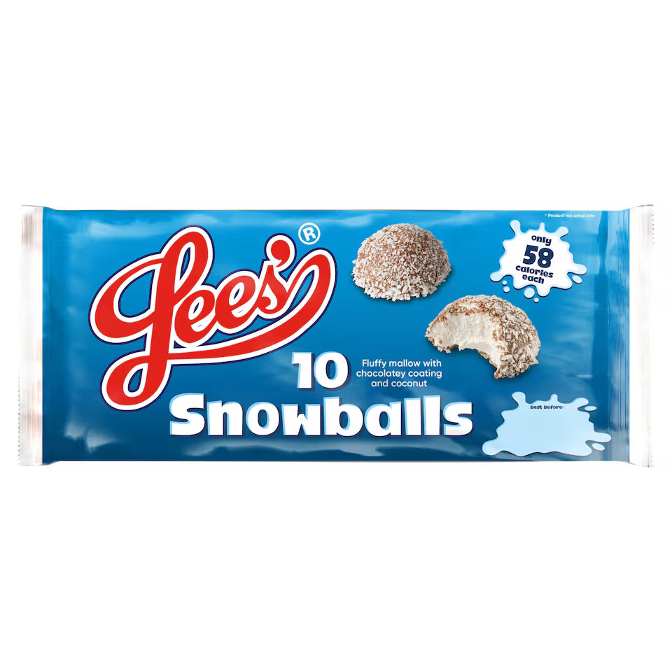 Lee's Snowballs 10 Pack 130g