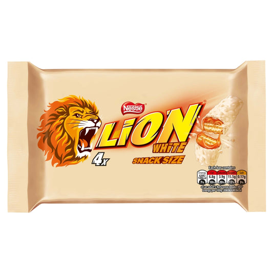 Nestlé Lion Bar White Chocolate 4 Pack 120g