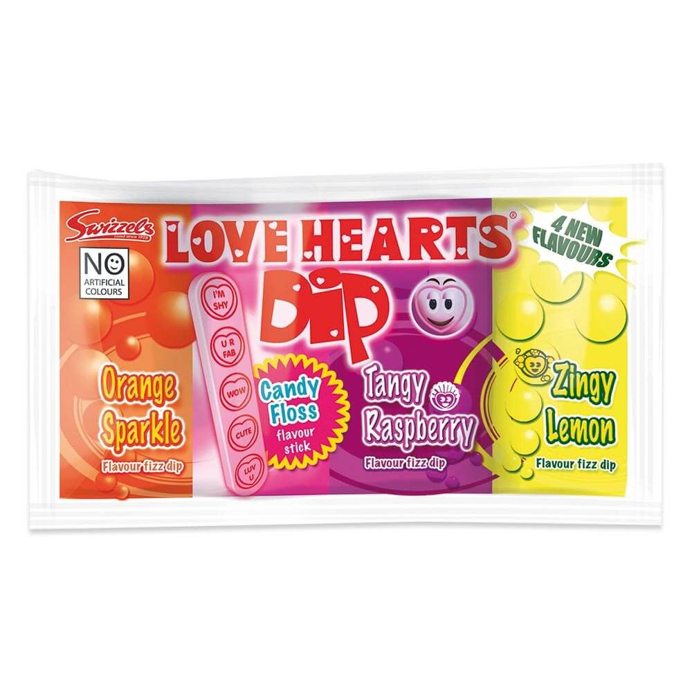 Swizzels Love Hearts Dip 23g