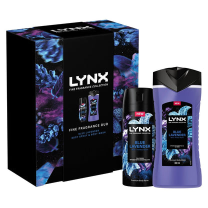 Lynx Blue Lavendar Duo Gift Set 450ml