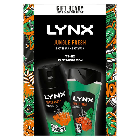 Lynx Jungle Fresh Duo Gift Set 375ml