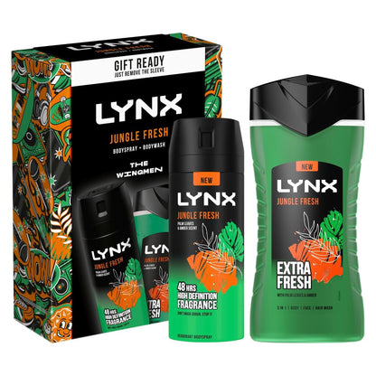 Lynx Jungle Fresh Duo Gift Set 375ml