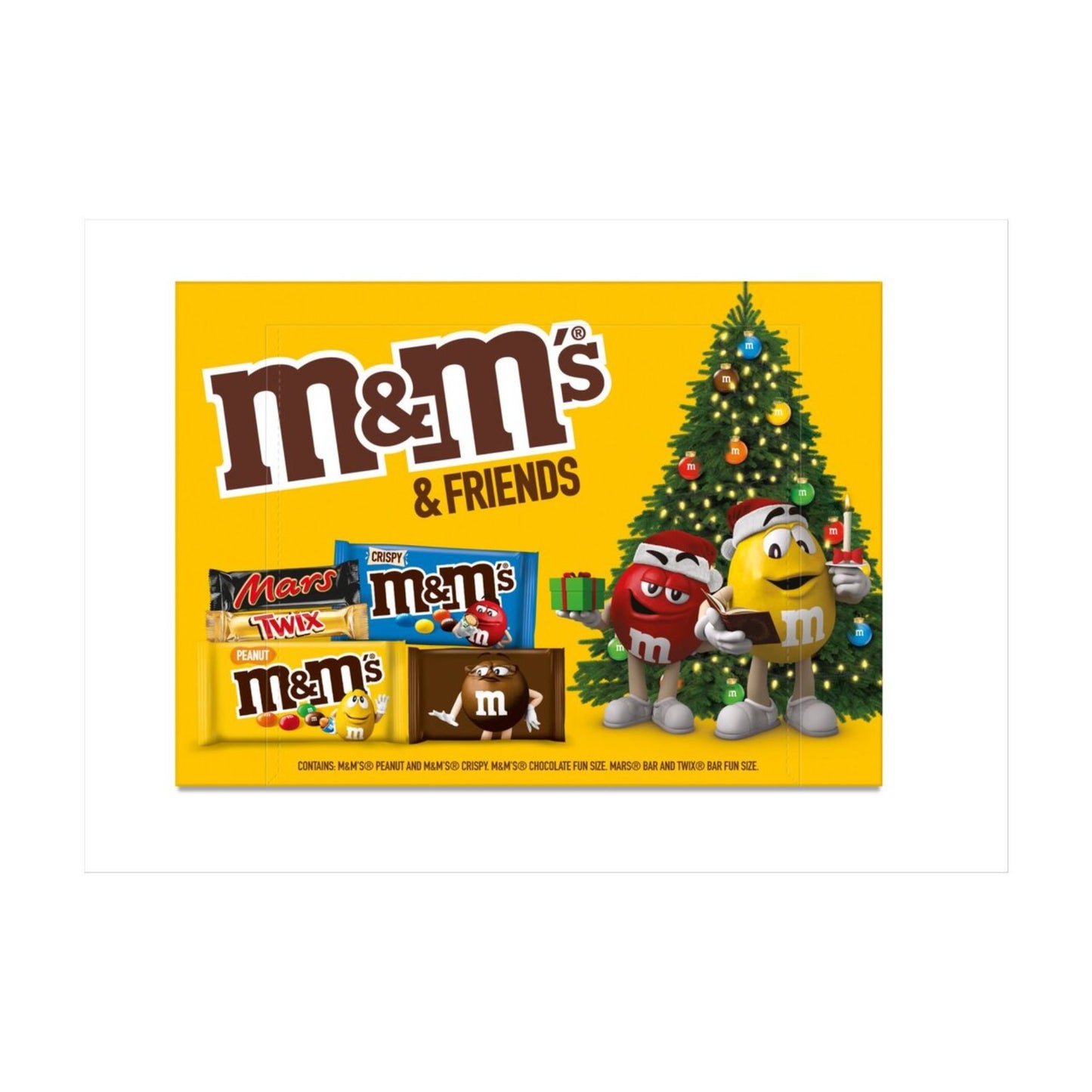 M&M's and Friends Chocolate Medium Christmas Selection Box 137g