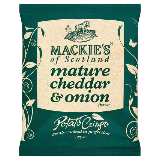 Mackie's Mature Cheddar & Onion 120g