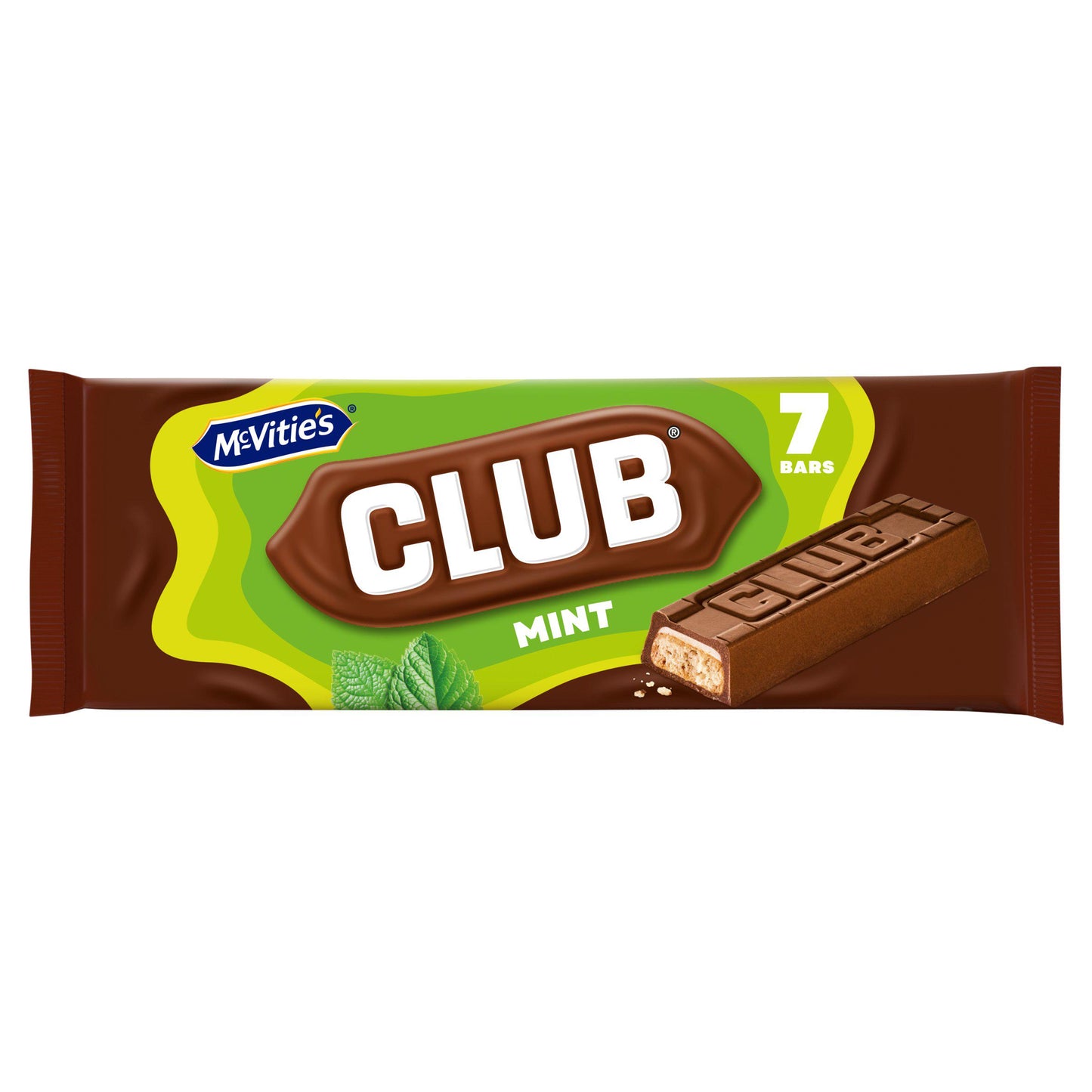 McVitie's Club Mint 7 Pack 154g