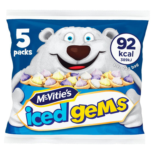 McVitie's Iced Gems 5 Pack 125g