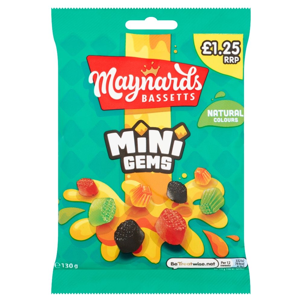 Maynard's Bassetts Mini Gems 160g