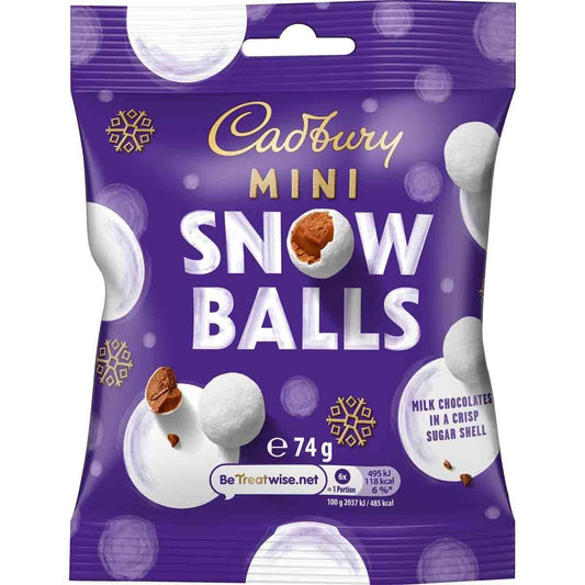 Cadbury Mini Snowballs 74g