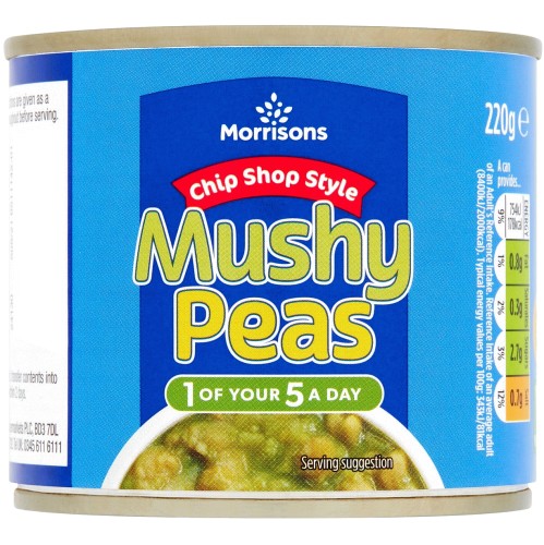 Morrisons Chip Shop Mushy Peas 220g