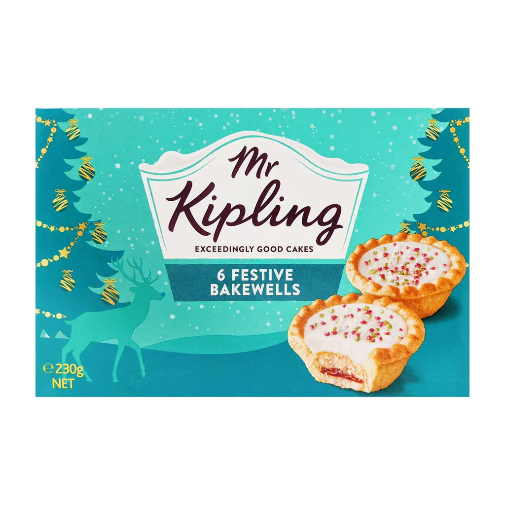 Mr Kipling Festive Bakewell's 6 Pack 230g