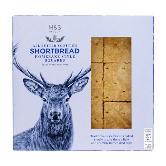 Mark's & Spencer All Butter Shortbread Squares 200g