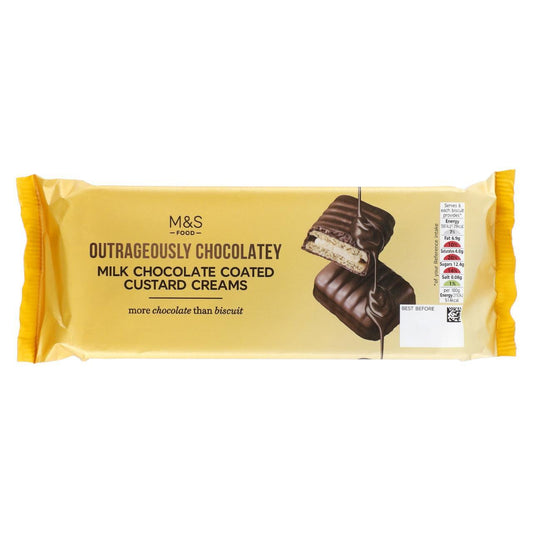 Mark's & Spencer Milk Chocolate Coated Custard Creams 162g