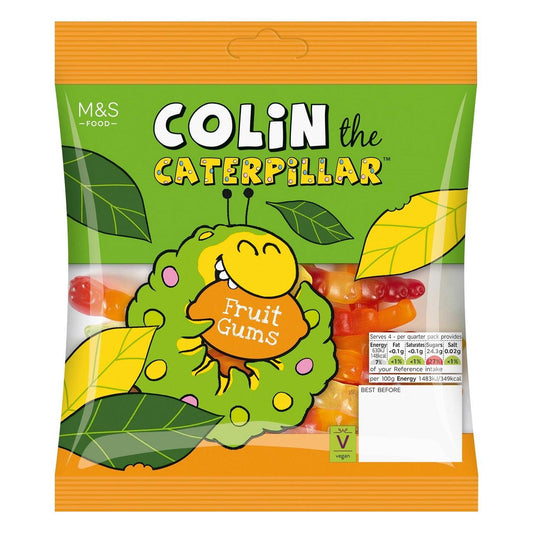 Mark's & Spencer Colin The Caterpillar Fruit Gums 170g