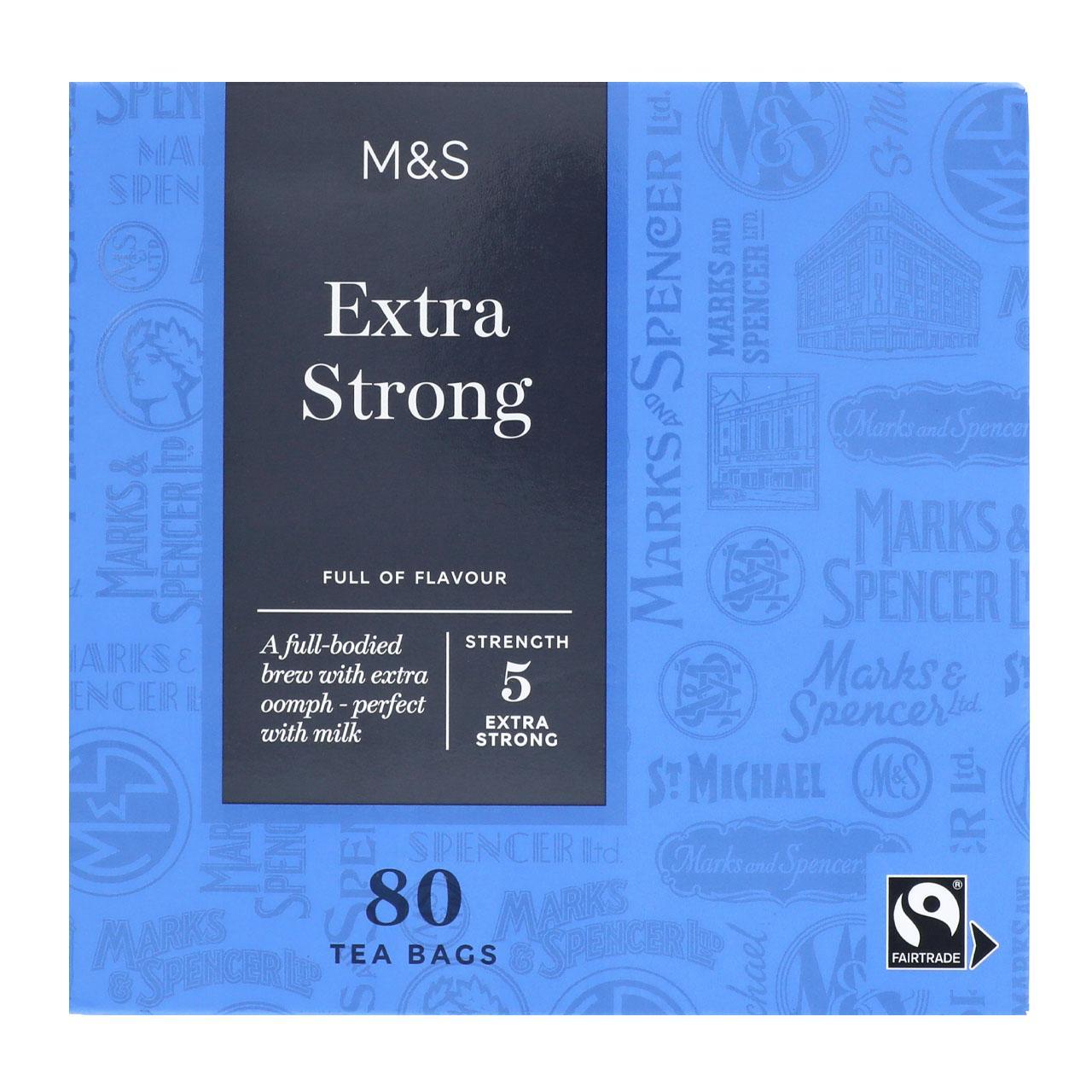 Mark's & Spencer Extra Strong Tea 80's 250g
