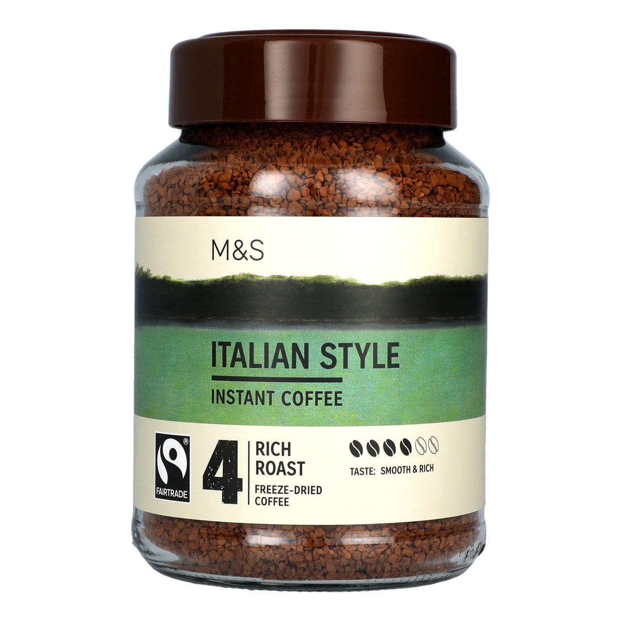 Mark's & Spencer Fairtrade Italian Style Instant Coffee 200g