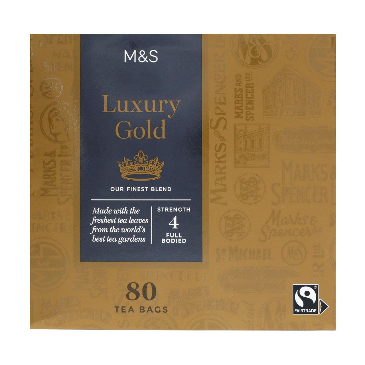 Mark's & Spencer Luxury Gold Blend Tea 80's 250g