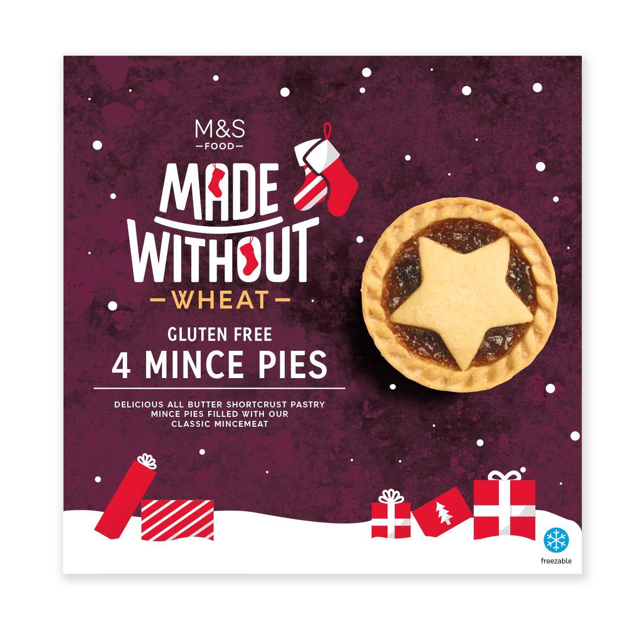 Mark's & Spencer Made Without 4 Mince Pies 249g