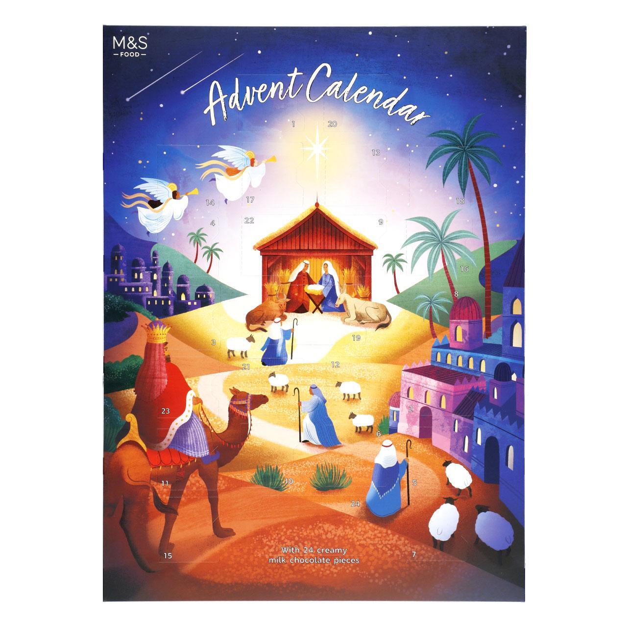 Mark's & Spencer Nativity Advent Calendar 80g