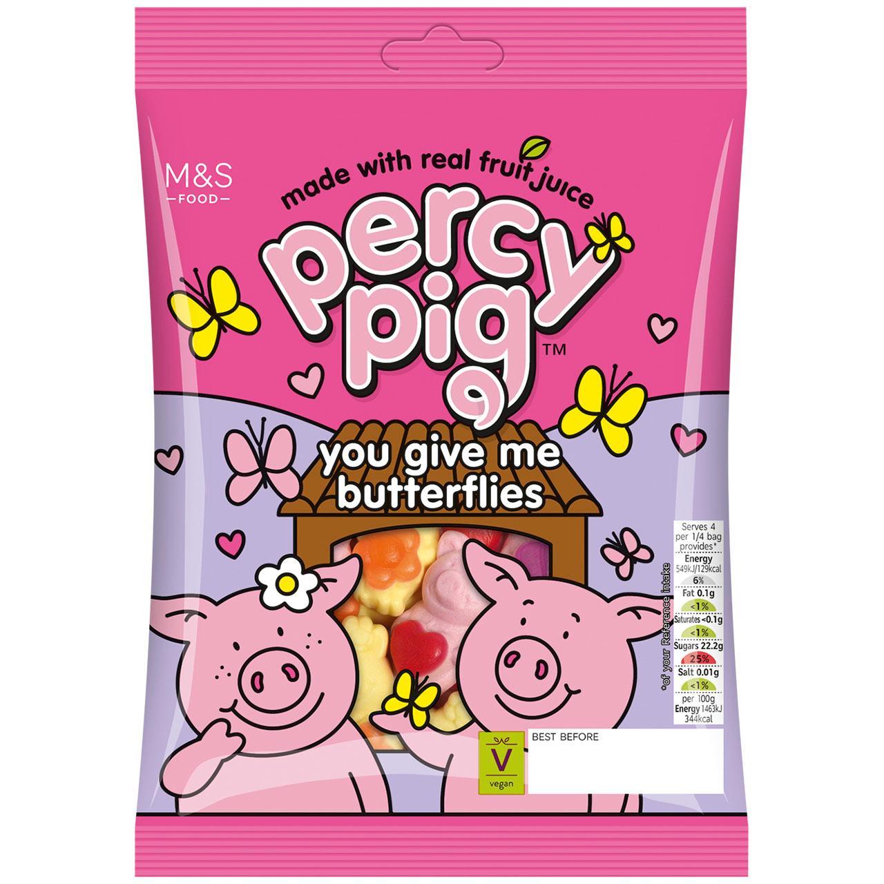Mark's & Spencer Percy Pig You Give Me Butterflies 150g