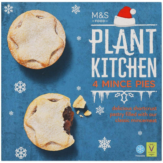 Mark's & Spencer Plant Kitchen 4 Mince Pies 250g