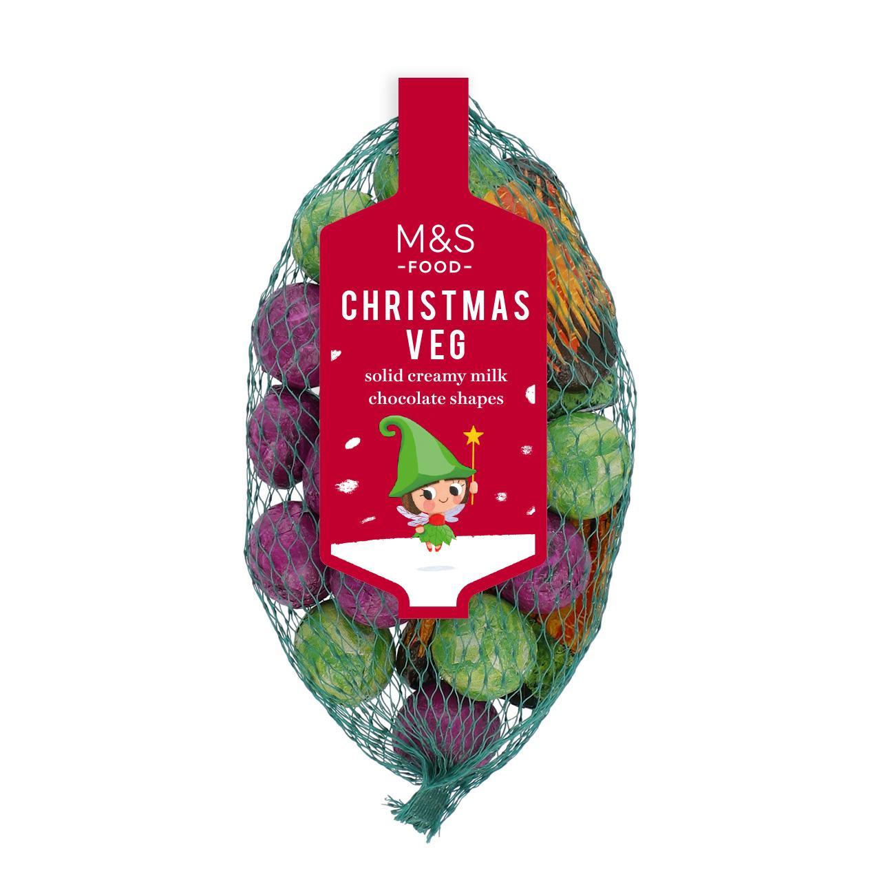 Mark's & Spencer Chocolate Christmas Veg 110g