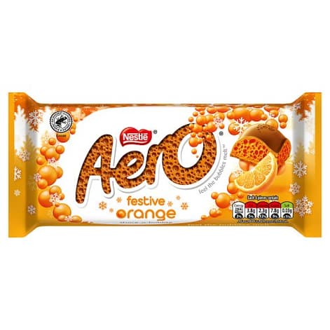 Nestlé Aero Festive Orange Bar 90g