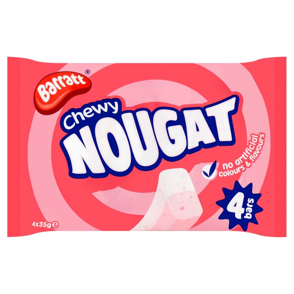 Barratt Chewy Nougat 4 Pack 140g