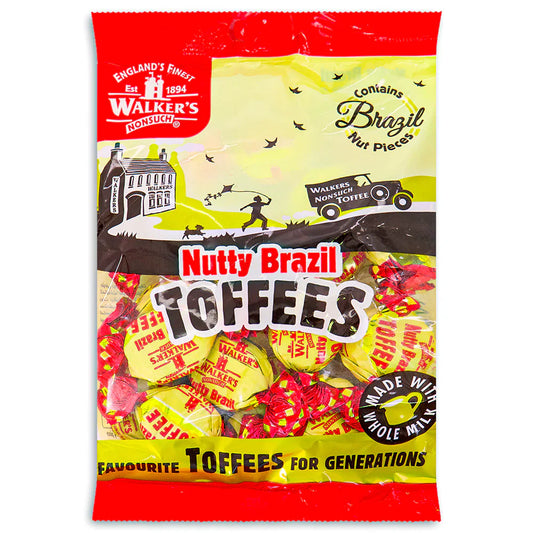 Walker's Nonsuch Nutty Brazil Toffee 150g