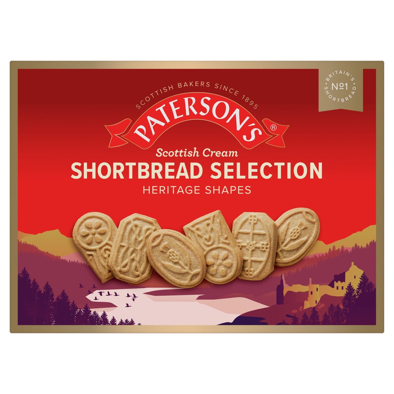 Paterson’s Scottish Cream Shortbread Selection 1kg