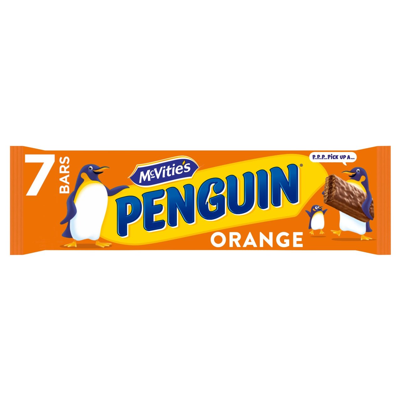 McVitie's Orange Penguin 7 Pack 168g