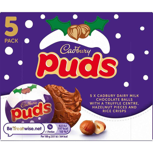 Cadbury Puds 5 Pack 175g