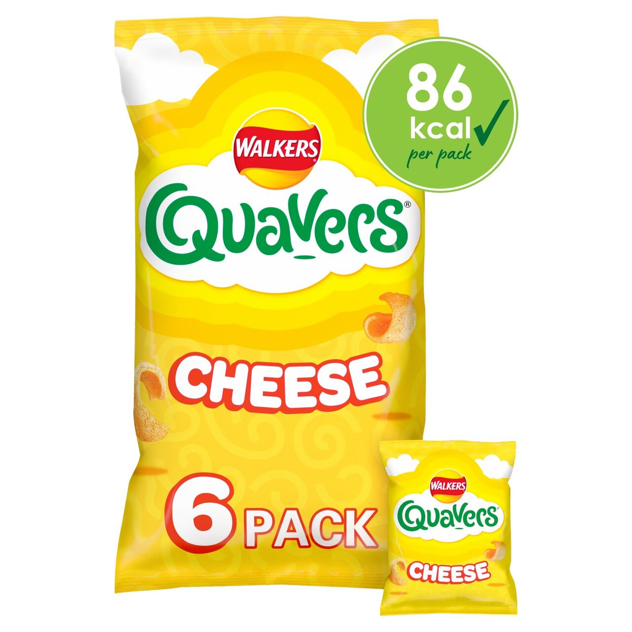 Walker's Quavers 6 Pack 96g