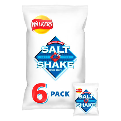 Walker's Salt & Shake 6 Pack 144g