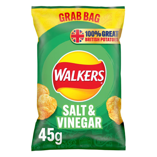 Walker's Salt & Vinegar 45g