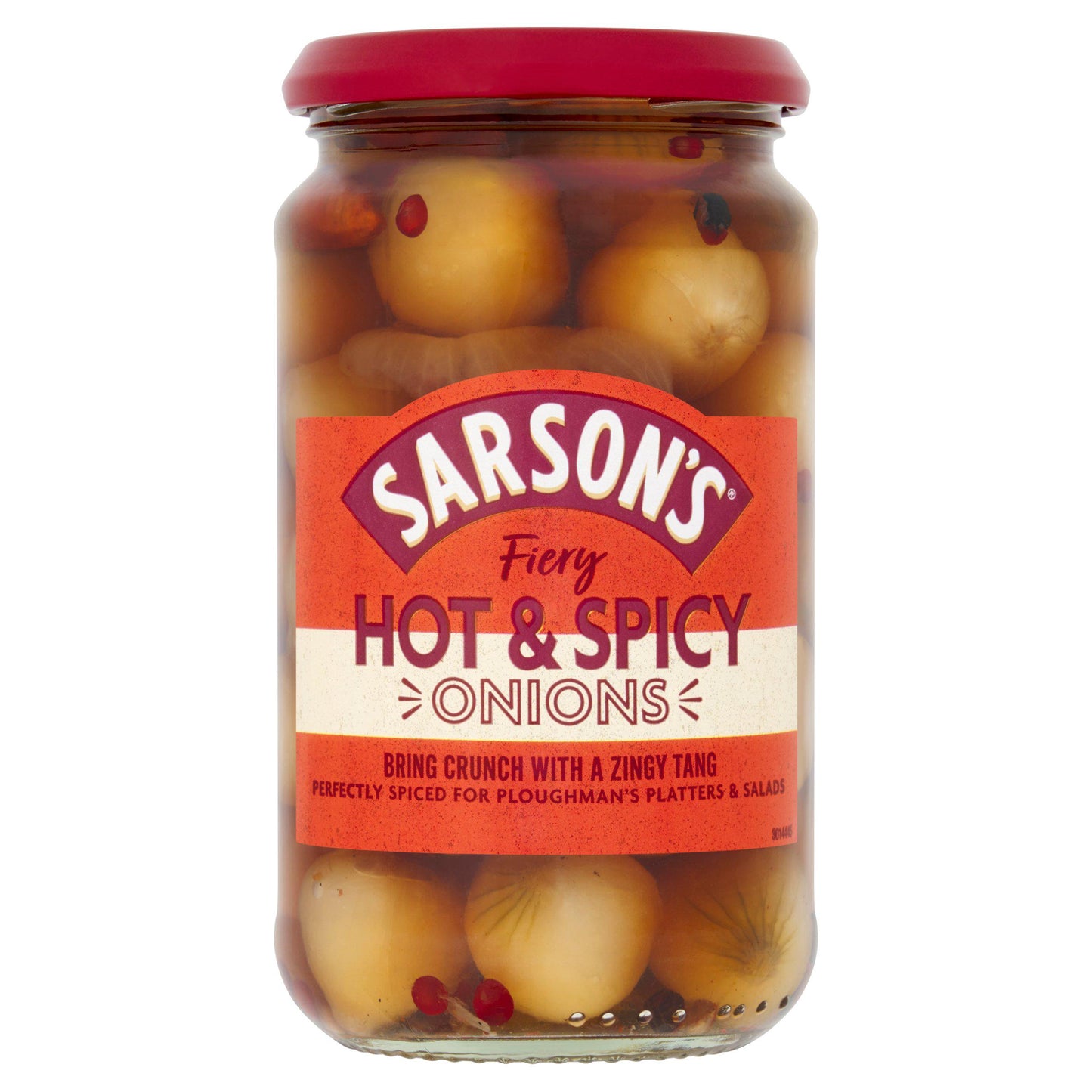 Sarson's Hot & Spicy Onions 460g