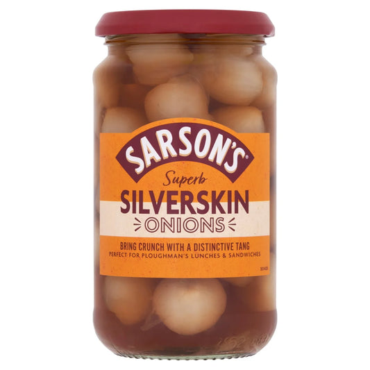 Sarson's Silverskin Onions 400g