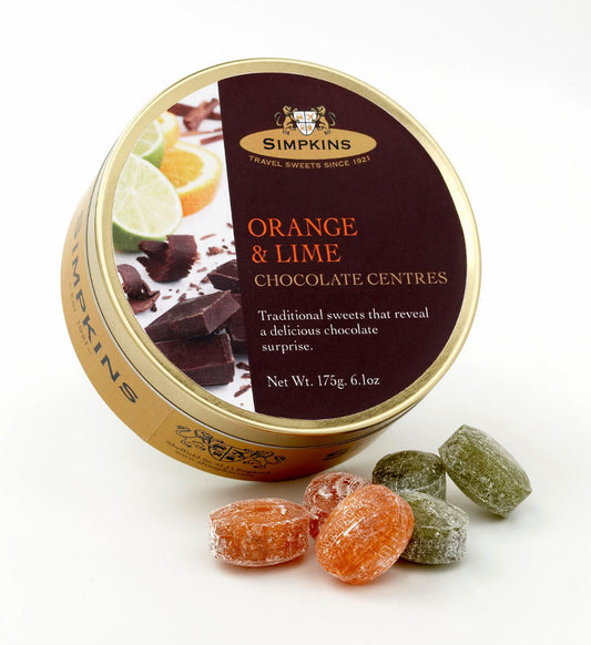 Simpkins Chocolate Orange & Lime Drops 200g