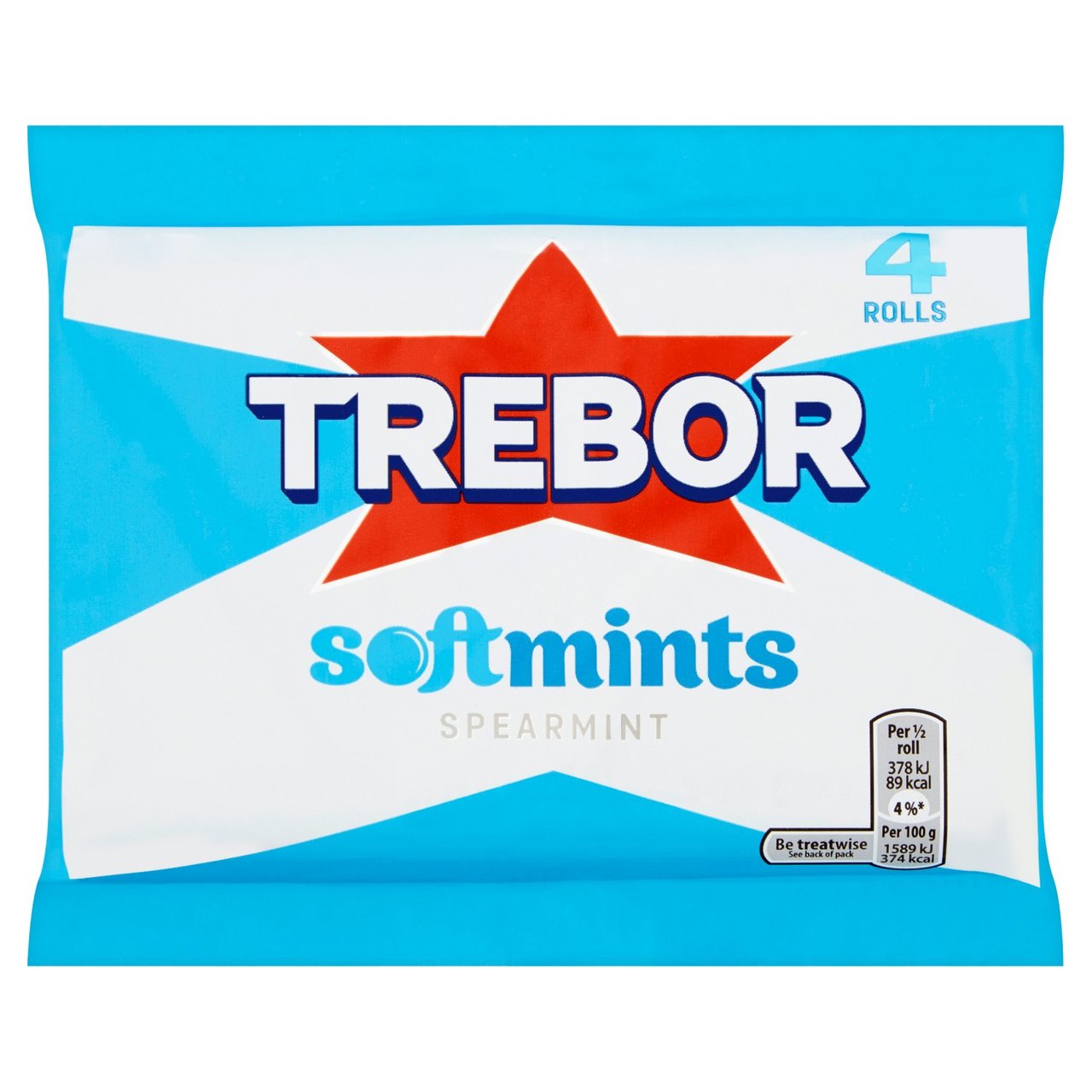 Trebor Softmints Spearmint 4 Pack 179g