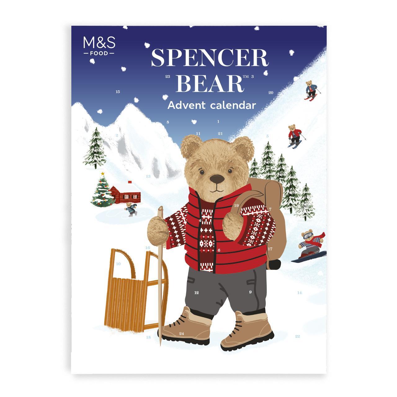 Mark's & Spencer Spencer Bear Advent Calendar 80g