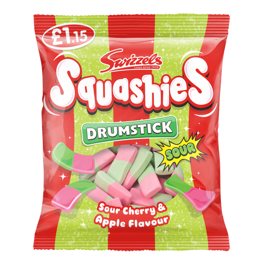 Swizzels Drumstick Squashies Sour Cherry & Apple 120g