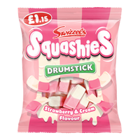Swizzels Drumstick Squashies Strawberry & Cream 120g