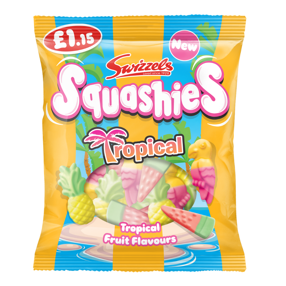 Swizzels Drumstick Squashies Tropical 100g